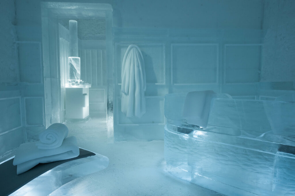 Sauna Icehotel - vakantie Zweden - Christoffel Travel